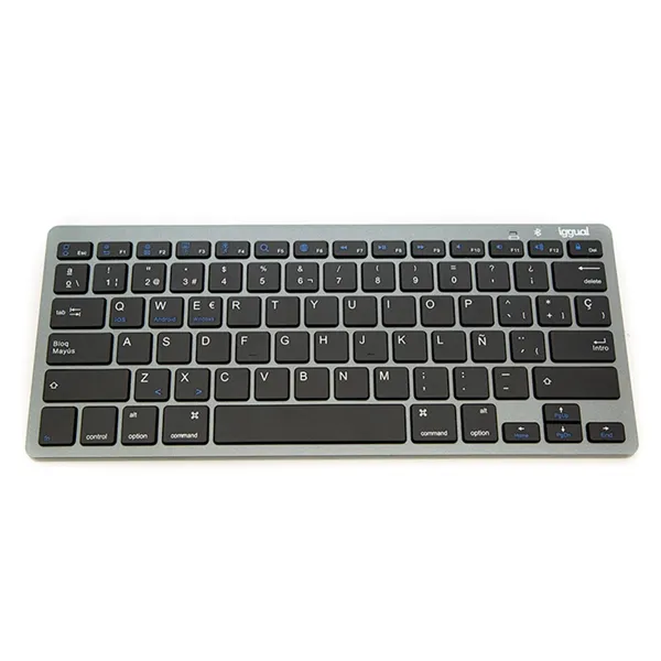 Iggual teclado bluetooth slim tkl-bt negro