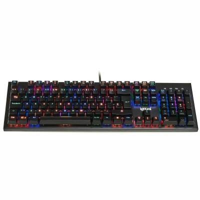 Iggual teclado gaming mecánico obsidian rgb negro