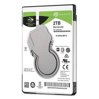 Seagate Barracuda 2TB 2.5" para portatiles 7mm 5400rpm SATA