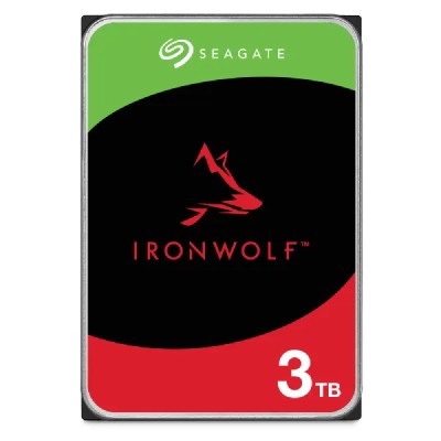 Seagate IronWolf 3TB NAS 5400rpm HDD 3.5" SATA 6GB/s 256MB