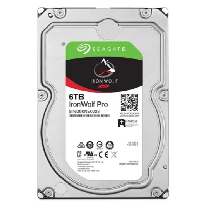 Seagate IronWolf Pro 6TB NAS 7200rpm HDD 3.5" SATA 6GB/s 256MB