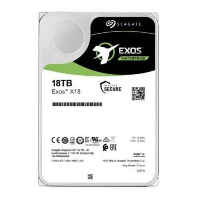 Seagate Exos X18 - 18TB SAS 12Gbit/s 512e/4Kn 7200rpm 256MB 3.5"