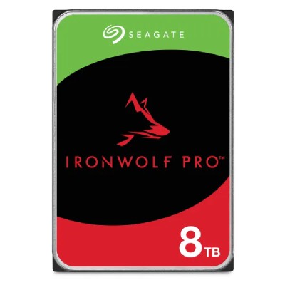 Seagate IronWolf Pro 8TB NAS 7200rpm HDD 3.5" SATA 6GB/s 256MB