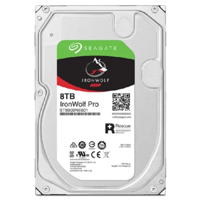 Seagate IronWolf Pro 8TB NAS 7200rpm HDD 3.5" SATA 6GB/s 256MB