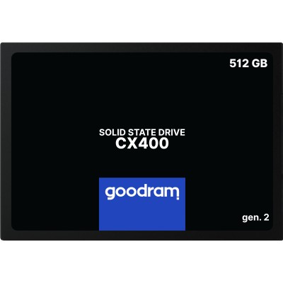 Goodram CX400 Gen2 SSD 512GB de 2.5" a 550MB/s SATA 6GB/s con