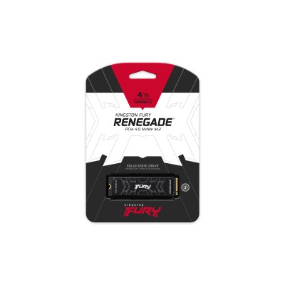 Kingston FURY RENEGADE SSD 4TB PCIe 4.0 NVMe a 7300MB/s M.2