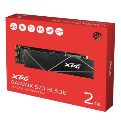 ADATA XPG Gammix S70 Blade SSD NVMe 2TB a 7400MB/s PCIe 4.0 M.2