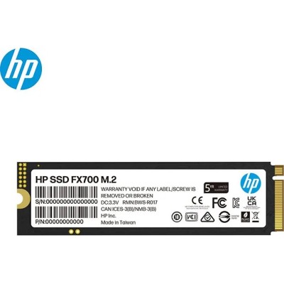 HP FX700 SSD NVMe 512GB a 6300MB/s PCIe 4.0 M.2 2280