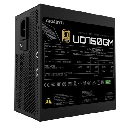 Gigabyte fuente alimentación gp-ud750gm 80p