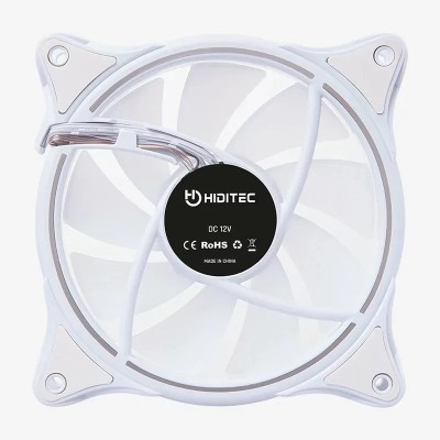 Hiditec ventilador gaming argb-n-18 white 120 mm