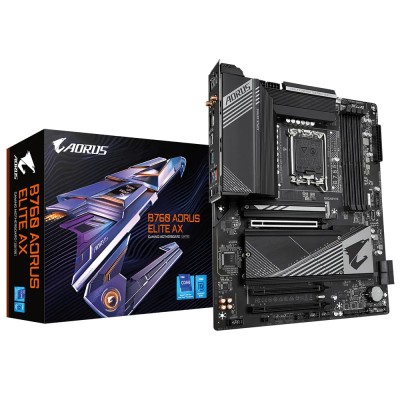 Gigabyte placa base b760 aorus elite ax ddr5 atx l