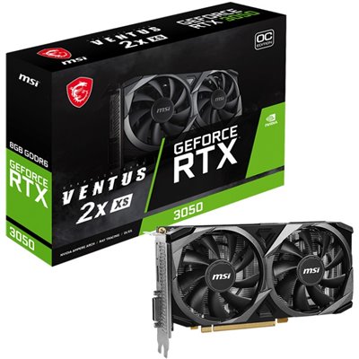 MSI VENTUS 2X XS Geforce RTX 3050 8GB GDDR6