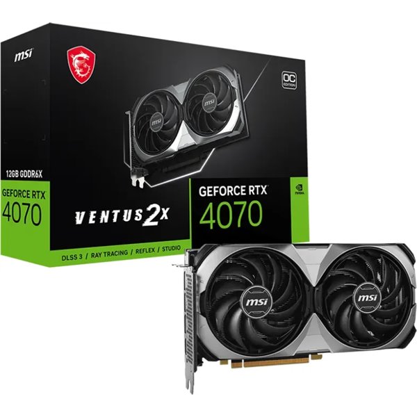 MSI VENTUS 2X Geforce RTX 4070 12GB GDDR6X