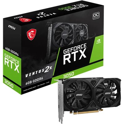 MSI VENTUS 2X Geforce RTX 3050 6GB OC GDDR6