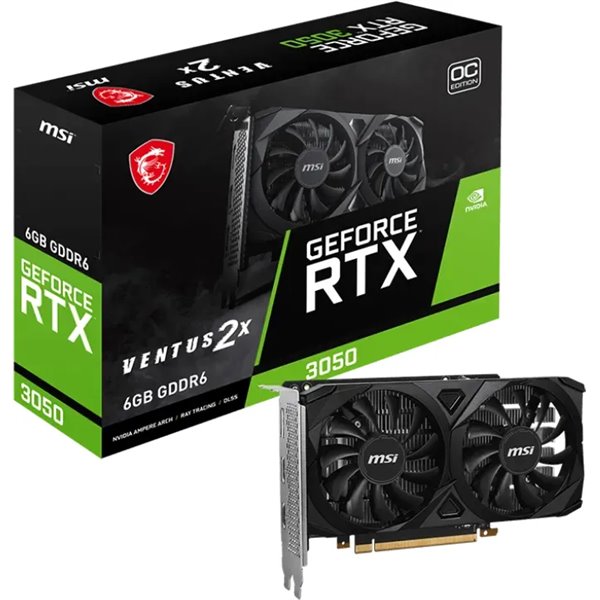 MSI VENTUS 2X Geforce RTX 3050 6GB OC GDDR6