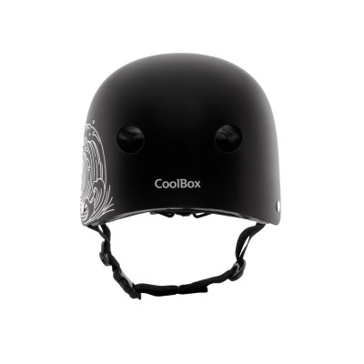 Coolbox casco negro sin luz talla l