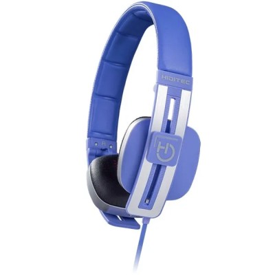 Hiditec auricular+mic whp010003 wave azul