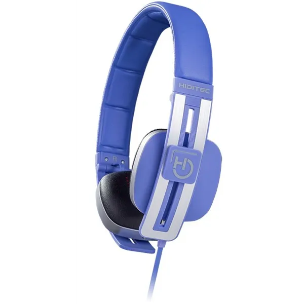 Hiditec auricular+mic whp010003 wave azul