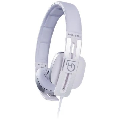 Hiditec auricular+mic whp010002 wave blanco