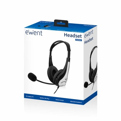 Ewent ew3562 auriculares + micrófono stéreo negro