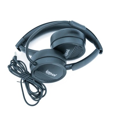 Iggual auriculares con micro dual tech usb/3,5 mm