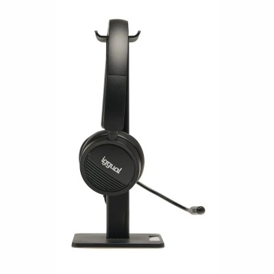 Iggual kit auriculares dual tech + soporte sa22