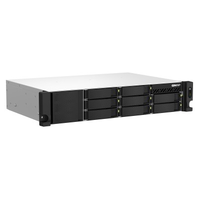 Qnap ts-864eu-rp-8g nas 8xhdd-bay 2x2.5GBe 4xUSB