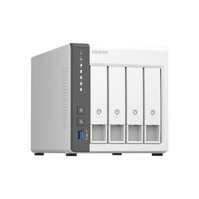 Qnap TS-433-4G Servidor NAS con 4 Bahías 3.5'- 2.5'/ 4GB/