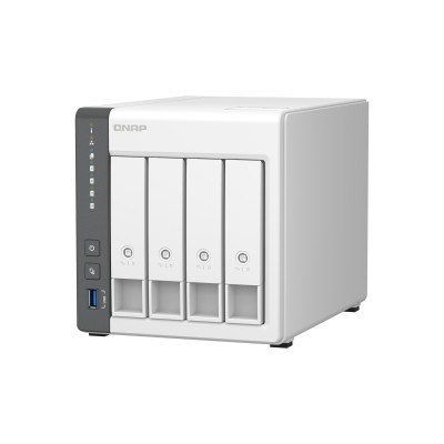 Qnap TS-433-4G Servidor NAS con 4 Bahías 3.5'- 2.5'/ 4GB/