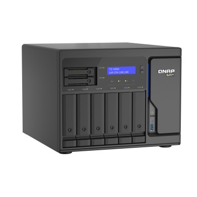 Qnap ts-h886-d1602-8g nas 4+2-bay 4x2.5gbe