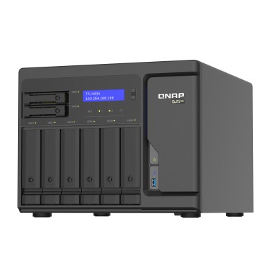 Qnap ts-h886-d1602-8g nas 4+2-bay 4x2.5gbe