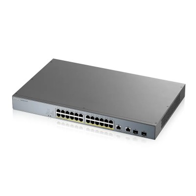 Zyxel gs1350-26hp switch 24xgb poe 2xsfp 375w