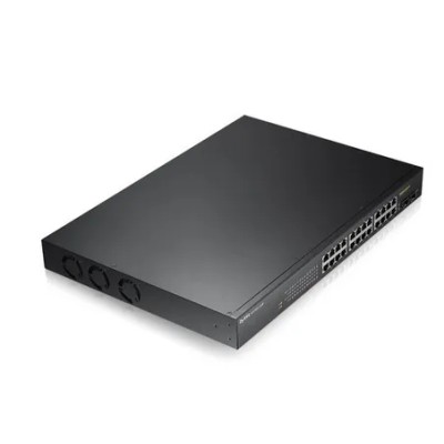 Zyxel gs1900-24hpv2 switch l2 24xgbe poe rackmount