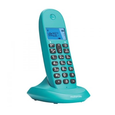 Motorola c1001 lb+ telefono dect turquesa