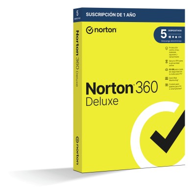 Norton 360 deluxe 50gb es 1us 5 dispositivos 1a