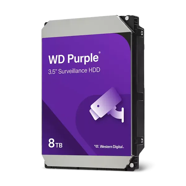 WD Purple 8TB para vigilancia HDD 3.5" 5640rpm 128MB SATA 6GB/s