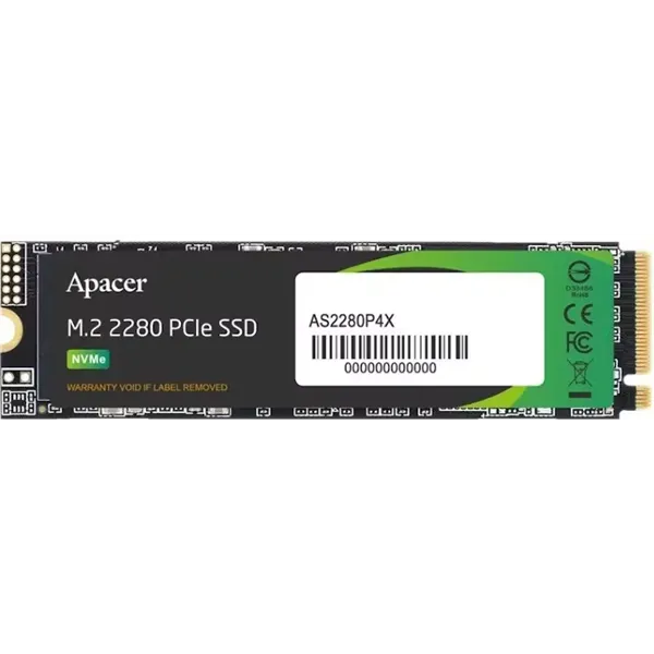 Apacer AS2280P4X NVMe SSD 512GB PCIe 3.0 2100MB/sM.2 2280