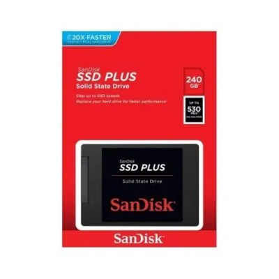 SanDisk SSD Plus 240GB 2.5" a 535MB/s SATA 6GB/s