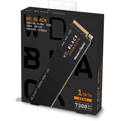 WD SSD Black SN850X 1TB NVMe a 7300MB/s PCIe 4.0 M.2 2280