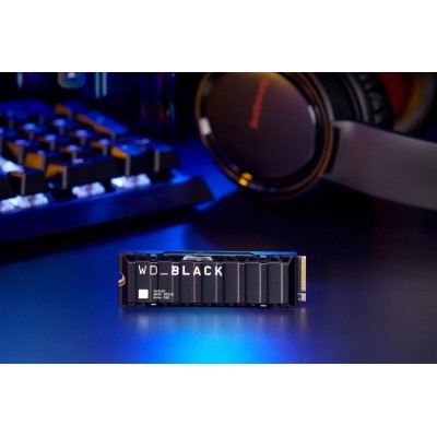 WD SSD Black SN850X con disipador 1TB NVMe a 7300MB/s PCIe 4.0