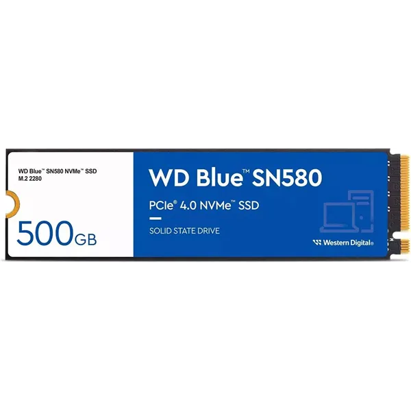 WD SSD Blue SN580 500GB NVMe a 4000MB/s PCIe 4.0 M.2 2280