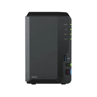 Synology Diskstation DS223 Servidor NAS con 2 Bahías 3.5'-