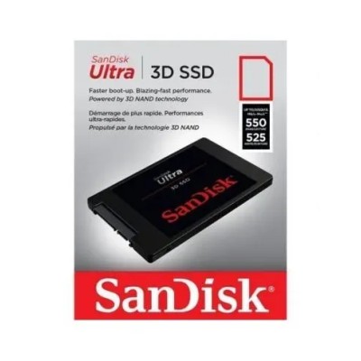 SanDisk SSD Ultra 3D 500GB 2.5" a 560MB/s SATA 6GB/s