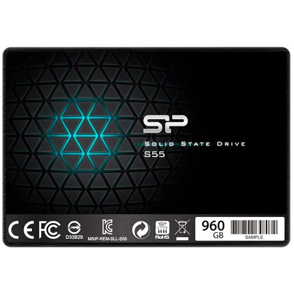 Silicon Power Slim A55 SSD 960GB 2.5" SATA 6GB/s 550MB/s