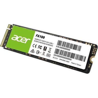 Acer FA100 SSD NVMe 256GB a 1950MB/s PCIe 3.0 M.2 2280