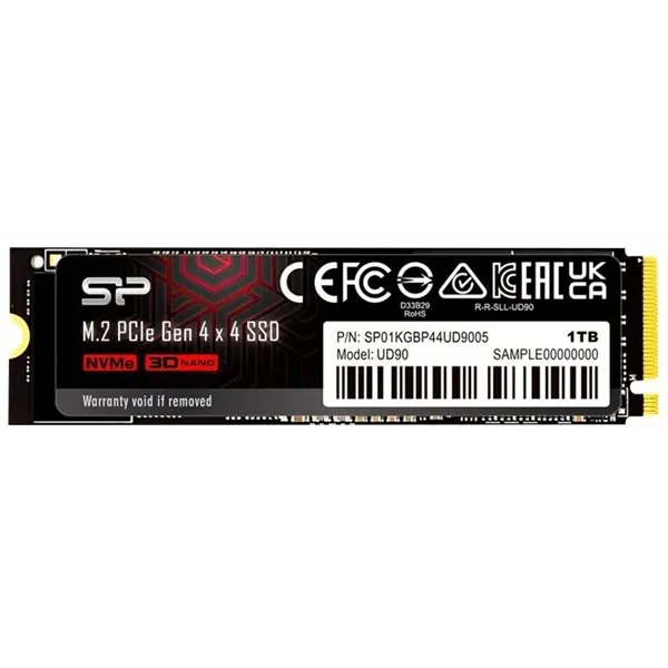 Silicon Power UD90 NVMe SSD 1TB PCIe 4.0 5000MB/sM.2 2280