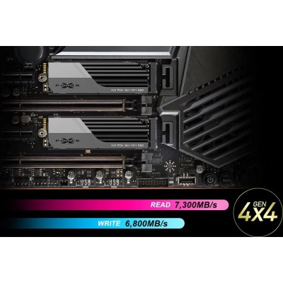 Silicon Power XS70 NVMe SSD 4TB con DisiPador PCIe 4.0