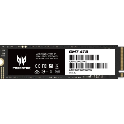 Acer Predator GM7000 SSD NVMe 4TB a 7400MB/s PCIe 4.0 M.2 2280