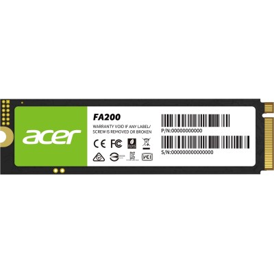 Acer FA200 SSD NVMe 512GB a 3300MB/s PCIe 3.0 M.2 2280