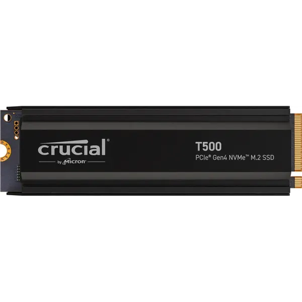 Crucial T500 SSD 2TB Con disipador NVMe a 7400MB/s PCIe 4.0 M.2 2280